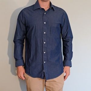Blue Button Up Shirt